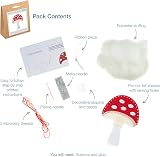 Trimits Toadstool Felt Decoration Kit 8.5 x 12 cm Beginner Sew Kit view 4