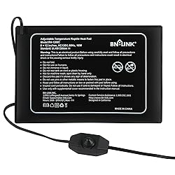 BN-LINK Reptile Heating Pad 8" X 12" with Adjust
