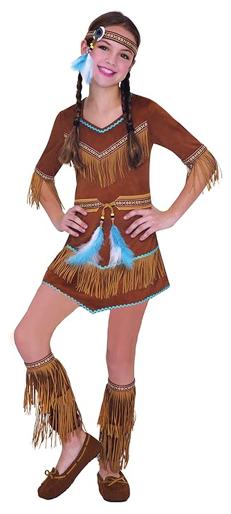 amscan 997653 Kinderkostüm Dream Catcher, braun, 4-6 Jahre
