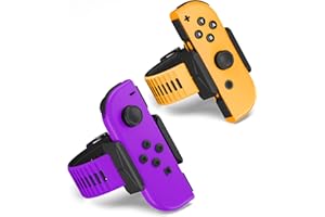 Narati Wrist Bands for Just Dance 2025 2024 2023 2022 2021 Switch, Adjustable Size Silicone Wrist Straps Compatible with Switch OLED Model, 2 Pack for Adults and Children