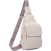 SENDEFN Small Sling Bag Crossbody Bags for Women Vegan Leather Cell Phone Cross Body Purse Fanny Packs Chest Bag for Women