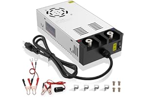 New Version 110V to 12V DC Converter, IMAYCC AC to DC Converter 600W 50A,120V to 12V Power Supply, Adjustable Power Supply