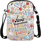KUIYAI Protect Public Education Crossbody Bag Best Teacher Appreciation Gift Education Professionals Bag For Educator