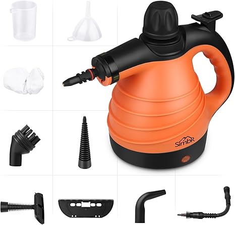 Steam Cleaner Handheld Simbr Multi Purpose Pressurized Steamer