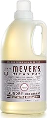 MRS. MEYER'S CLEAN DAY Laundry Detergent, Lavender, 64 fl oz | Brightens Colors, Removes Tough Stains, Up to 64 Loads a Bottl