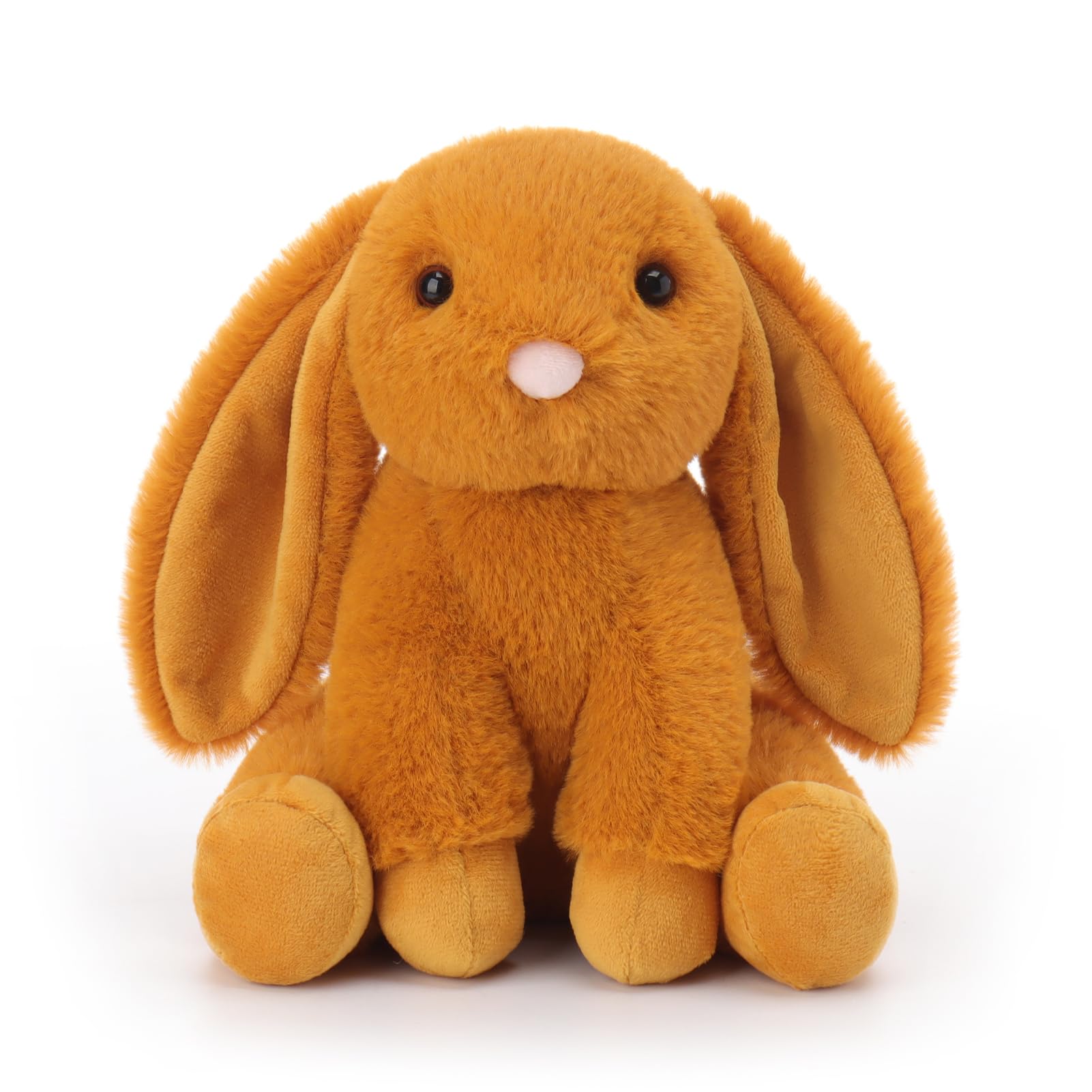 Apricot Lamb Ginger Yellow Bunny Plushies Stuffed Animals for Baby Girl and Boy, Soft Cute Plush Toys for Kids, Rabbit 8 Inches β image 1