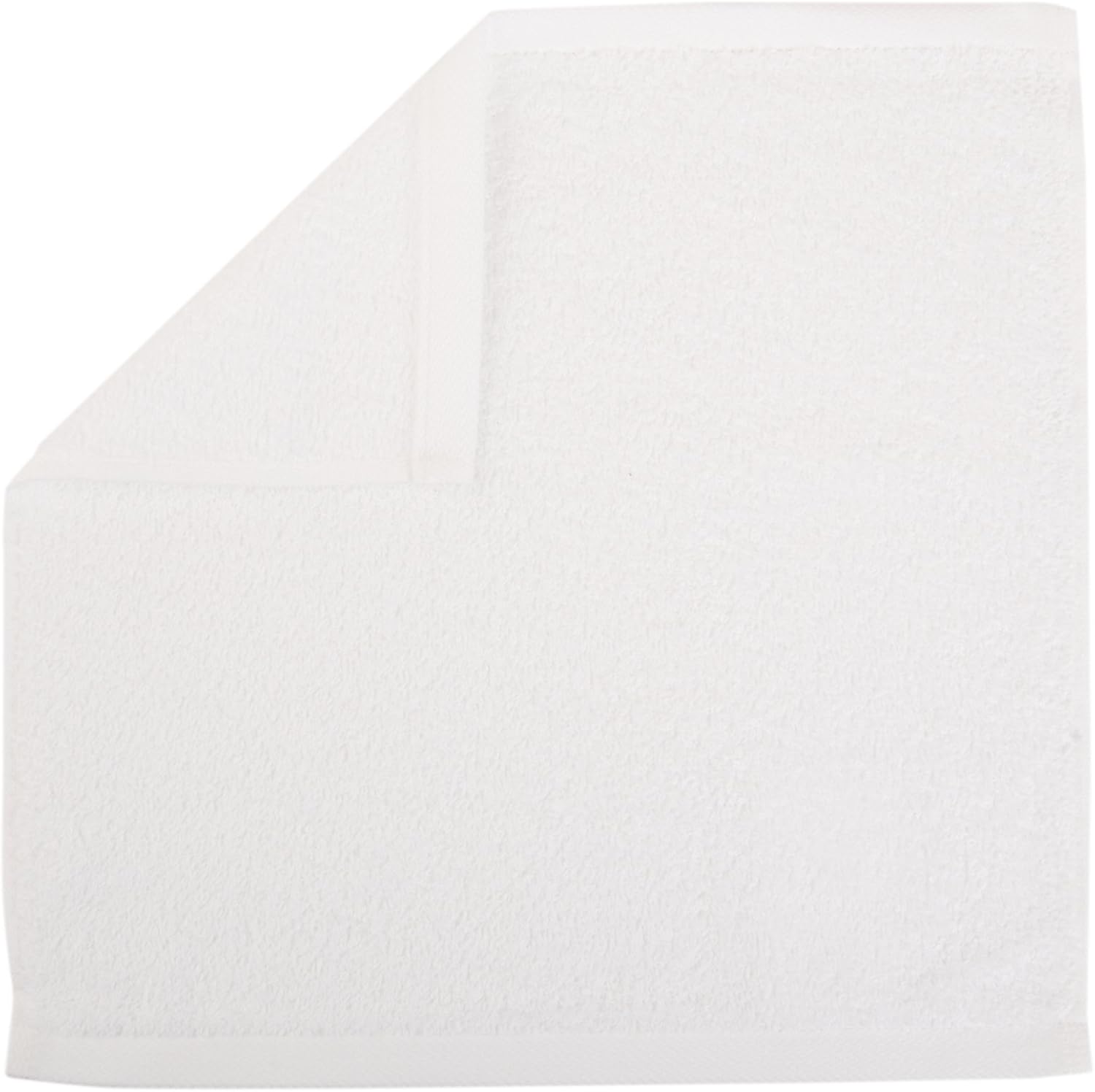 Basics Fast Drying, Extra Absorbent, Terry Cotton Washcloths, White - Pack of 24: Home & Kitchen