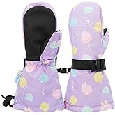 JAN & JUL Girls’ Insulated Waterproof Snow Mittens for Toddler and Kids