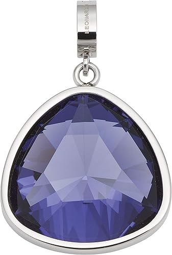 Jewels By Leonardo Darlin S Damen Anhanger Franca Edelstahl Mit Violettem Glasstein Clip Mix System Grosse B H T 23 36 8mm 016719 Amazon De Schmuck