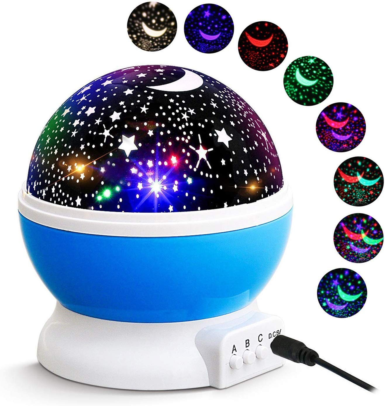 rotating night lamp