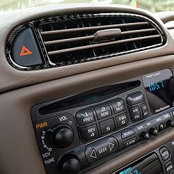 Carbon Fiber Car Central Air Outlet Sticker Decal