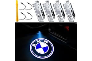 YANF 4Pcs Car Door Lights Logo Compatible with Partial 3/4/5/6/7/X/Z/M/GT Series, Except G02/05/06/07/20/21/22/23/26/80/82/83, E39/46/53, etc