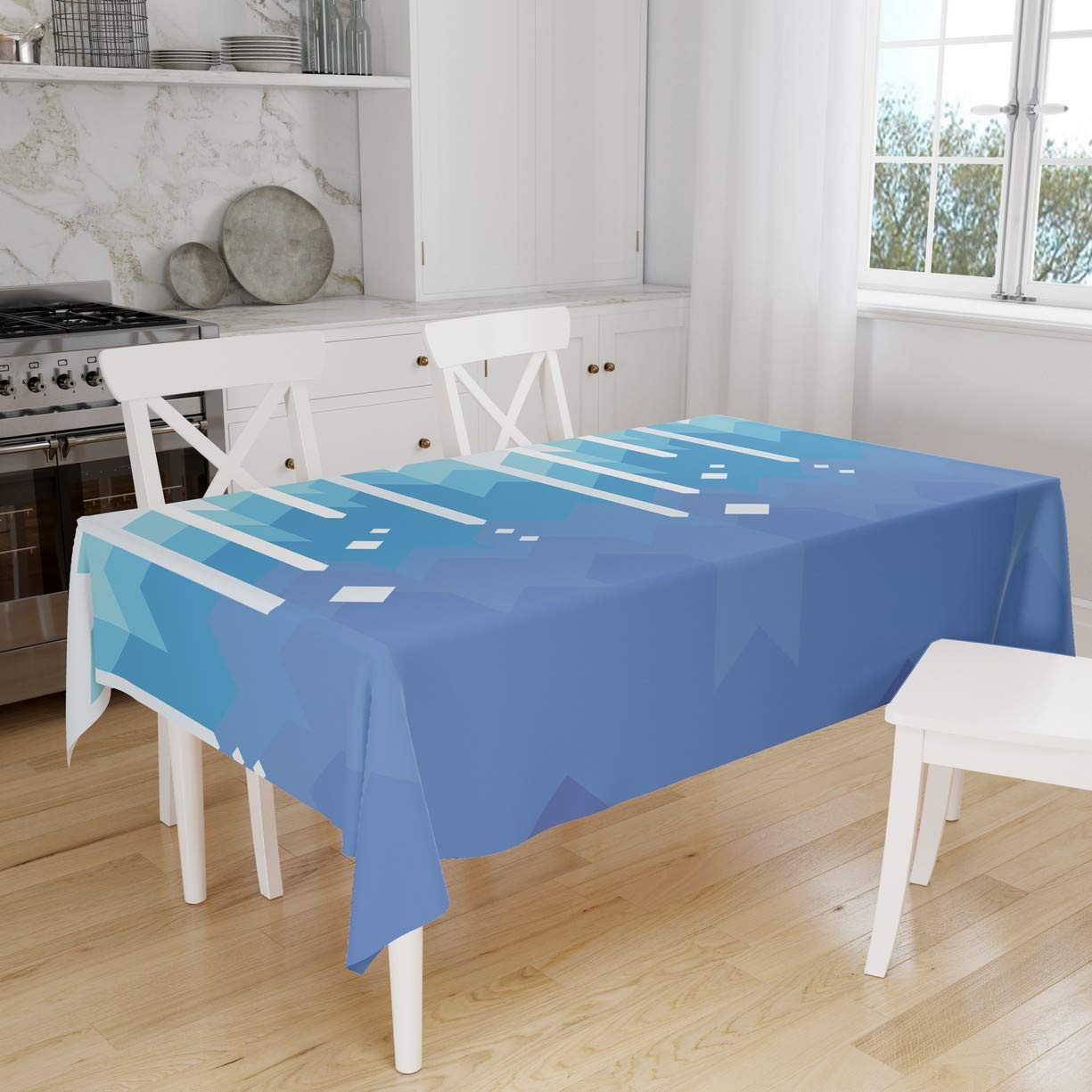 Bonamaison Kitchen Decoration, Tablecloth, 140cm x 160cm - Designed and Manufactured in Turkey