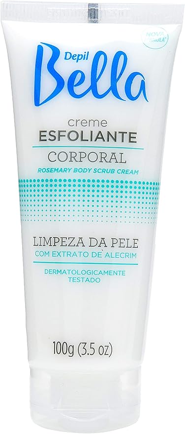 Creme Esfoliante Corporal Alecrim 100g, Depil Bella