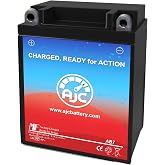 AJC Battery Compatible with Yuasa 12N7-4A Powersports Battery