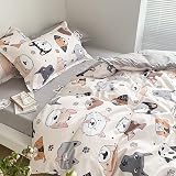 Loussiesd Reversible Duvet Cover Set Double Pug Husky Corgi Bedding view 2