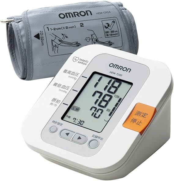 Omron HEM7200 Automated sphygmomanometer Upper arm measurement