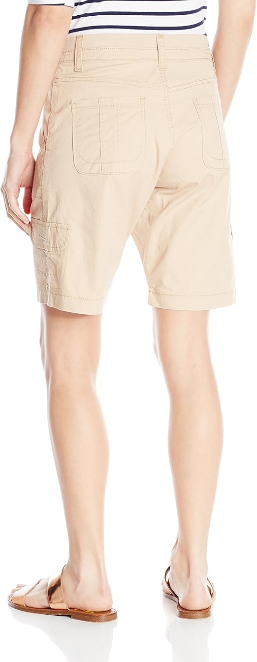 women's lee avery comfort waist cargo bermuda shorts