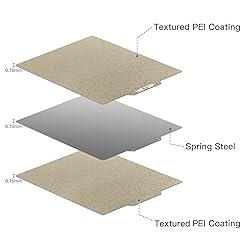 HICTOP 330 * 330mm Double Sided Textured Pei Sheet