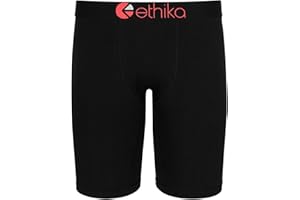 Ethika Boys Staple Boxer Brief | Black Seal