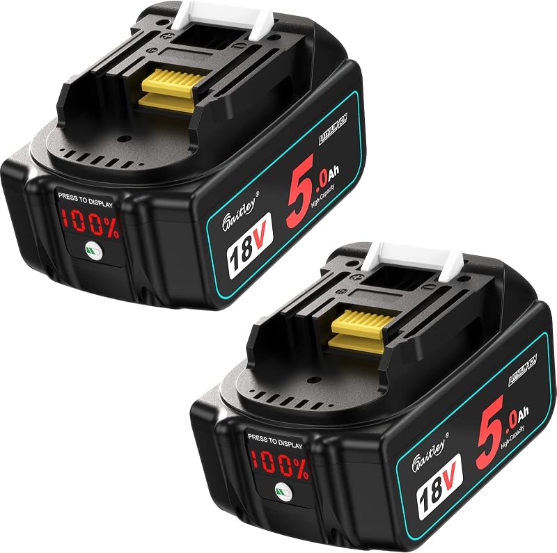 Waitley 18V 5.0Ah Battery Li-ion Compatible with Makita 18V Tools