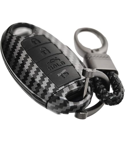 Infiniti Qx80 Key Fob Cover Carbon Fiber Style Smart Key Fob Cover