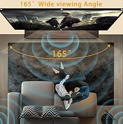 100 Inch Projector Screen, VenirCool Portable