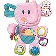 Playskool Fold 'n Go Elephant Stuffed Animal Tummy Time Toy for Babies 3 Months and Up, Pink (Amazon Exclusive)
