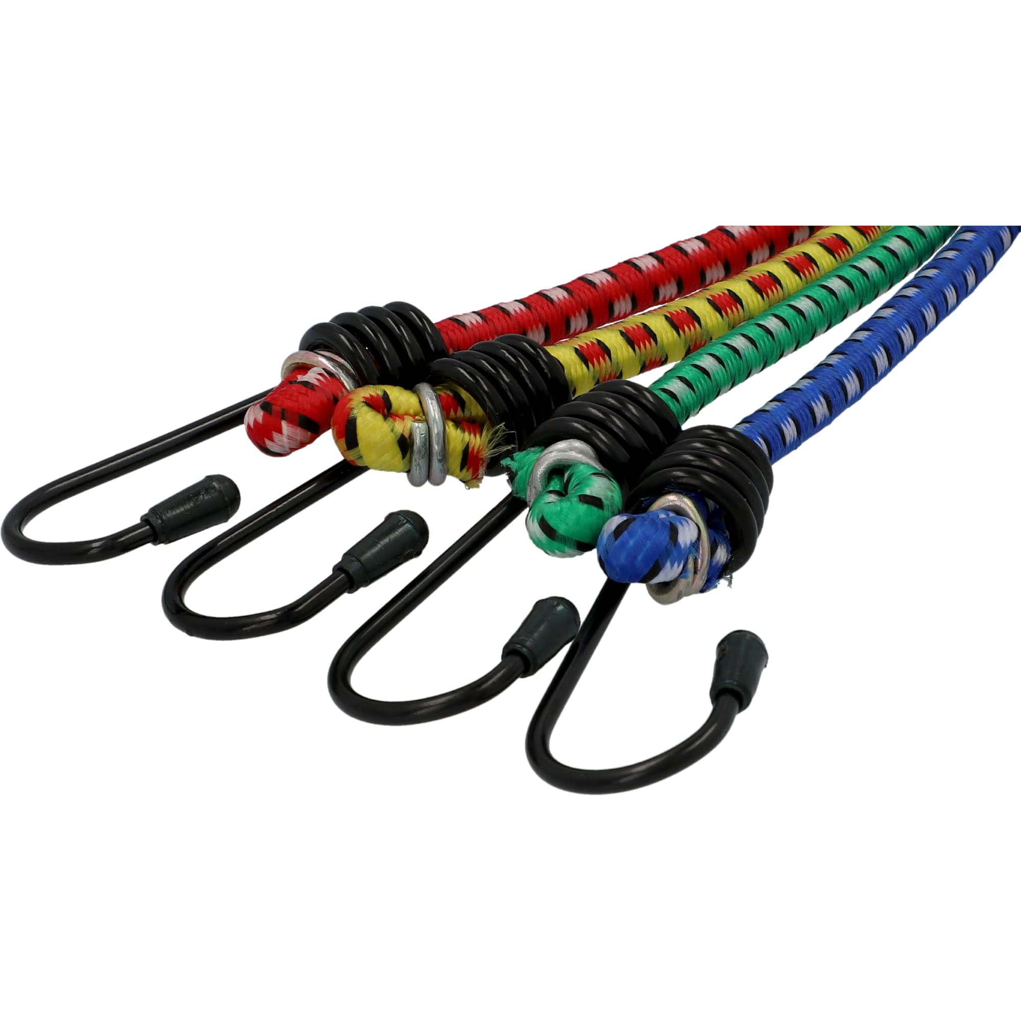 Cartrend 70160 Luggage strap set, set of 8, water-repellent, UV resistant, 6 mm