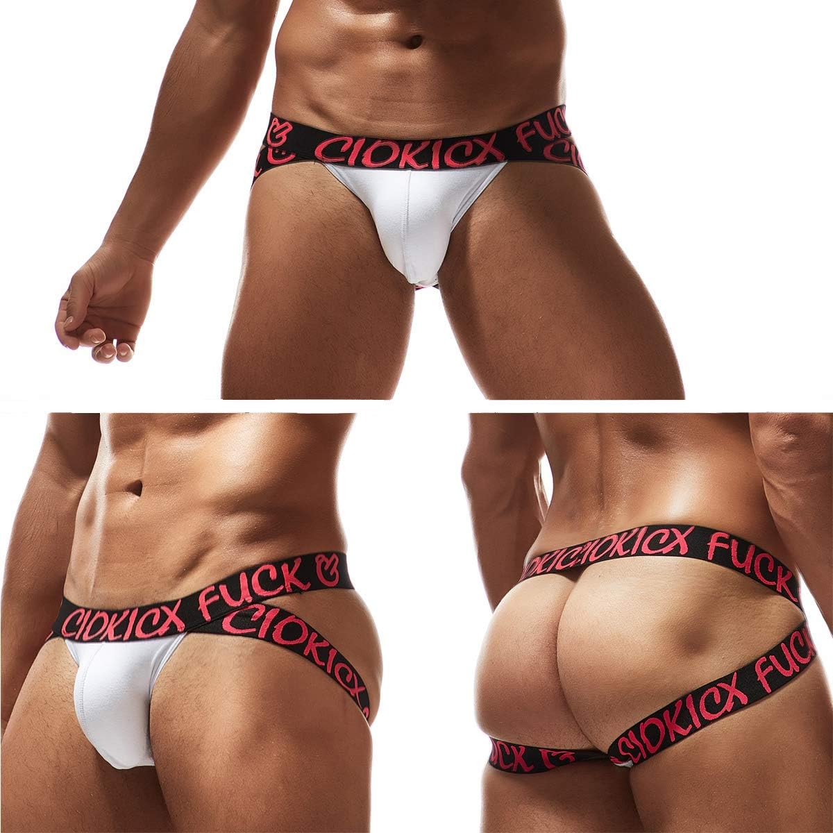 QiaTi Men's Jockstrap Athletic Supporters Stretchy Waistband Low Rise Sports Active Underwear at  Men’s Clothing store