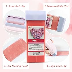 Beth lee Waxing Kit, Double Roll On Wax Warmer with