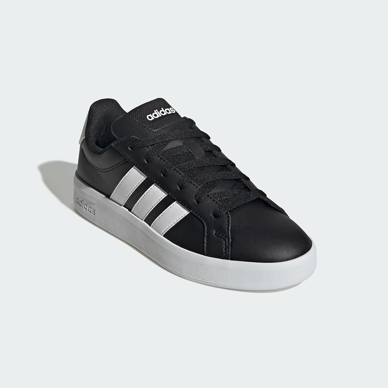 Mixte Enfant Grand Court 3.0 Junior Shoes, Core Black/FTWR White/FTWR White, 35.5 EU — photo 6 sur 8