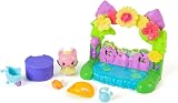 DreamWorks Gabby’s Dollhouse Queen Kitty Fairy Garden Balcony Playset view 3