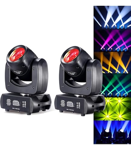 60W RGB Led Moving Head Light Dmx512 Remote