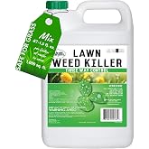 Liquid Harvest Lawn Weed Killer- Gallon - Concentrated Broad Spectrum Herbicide, Three Way Control, Contains 2,4-D, MCPA and Dicamba, Kills Broadleaf Weeds Without Killing Grass