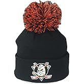 ZHATS NHL Unisex Kids NHL Officially Licensed Youth Beanie Pom Icon Team Color