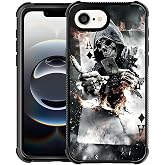 CARLOCA Compatible with iPhone 16e Case,for Girl Fashion Graphic Design Shockproof Anti-Scratch Drop Protection Case for iPhone 16e Skull Poker Cases
