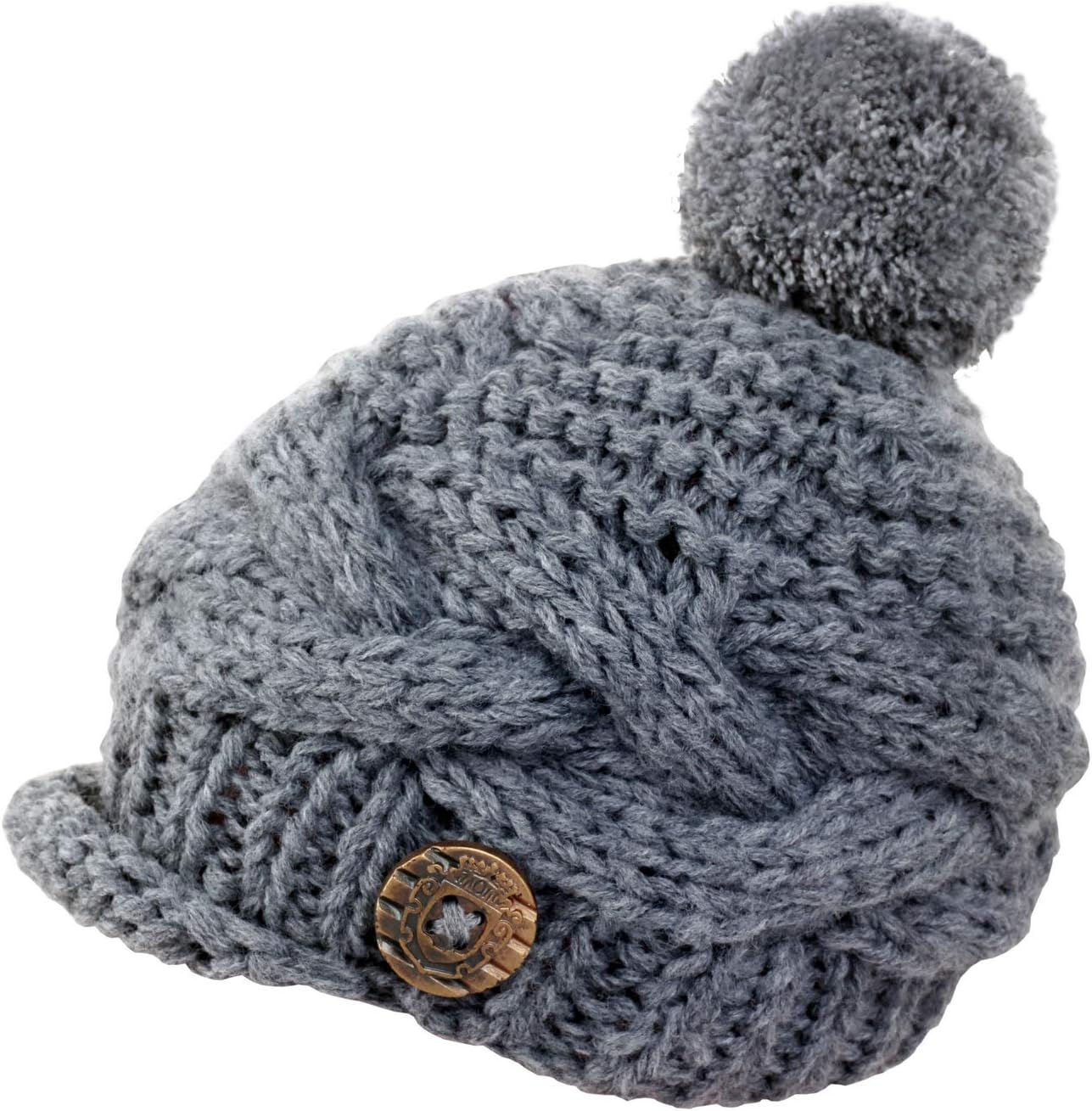 zefen Handknit Baby Boy knit Brimmed Newborn Photography Hat Cap