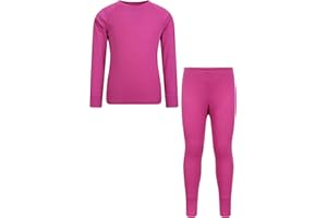 Mountain Warehouse Thermal Kids Base Layer Top - Breathable T-Shirt