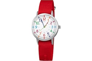 ITOOZYNN Kids Watch for Girls and Boys,for Children's Toddler Learning Time and Easy to Read Time, Analog Watch for Boys and Girls Ages3~11