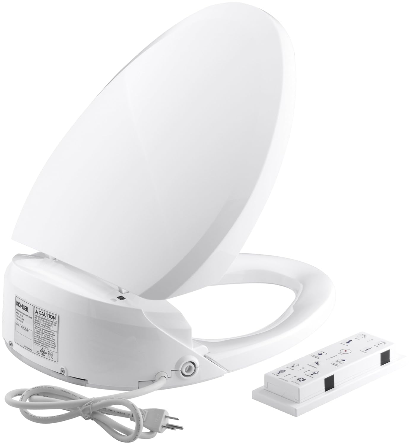 KOHLER K47090 C3200 Elongated Bidet Toilet Seat with InLine Heater