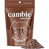 Merckens Milk Melting Chocolate - 1 Pound of Premium Quality Milk Candy Melts to make Dubai Chocolate Bar, Cake Pops, Cocoa Bombs, & Homemade Desserts