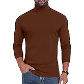 Sailwind Men's Lightweight Turtleneck Shirts Long Sleeve Thermal Pullover Sweater