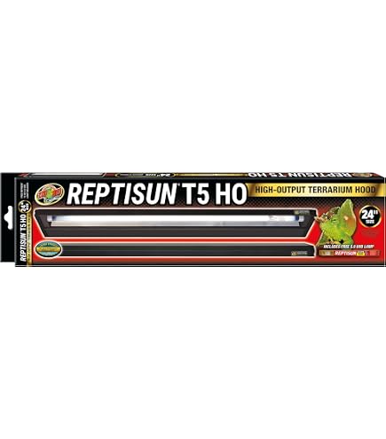 Zoo Med Lâmpada 24 Watt T5 HO ReptiSun 10.0 UVB, pacote com 2