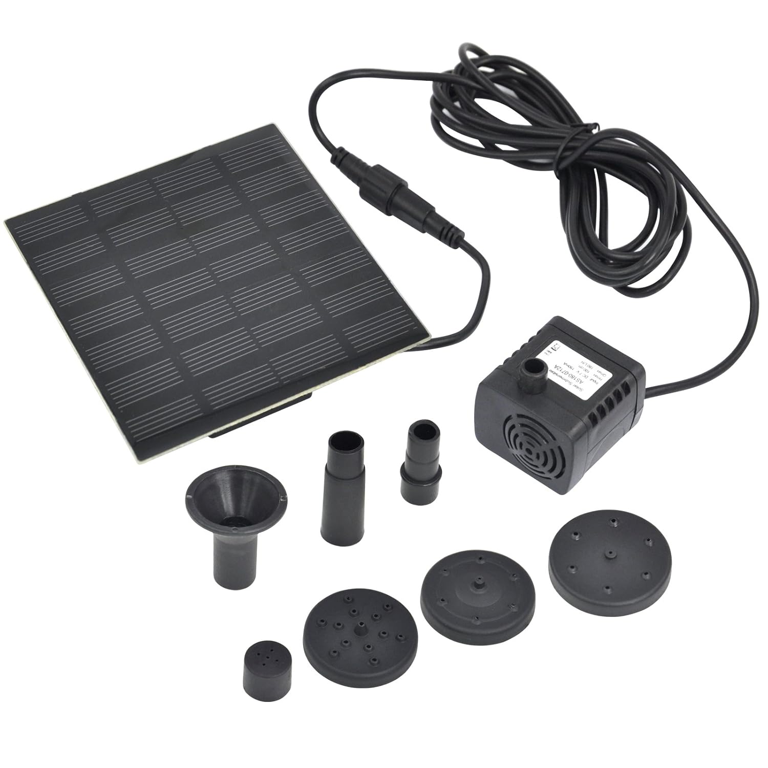 Fountains TRIXES Solar Power Fountain Water Pump Kit Garden Water