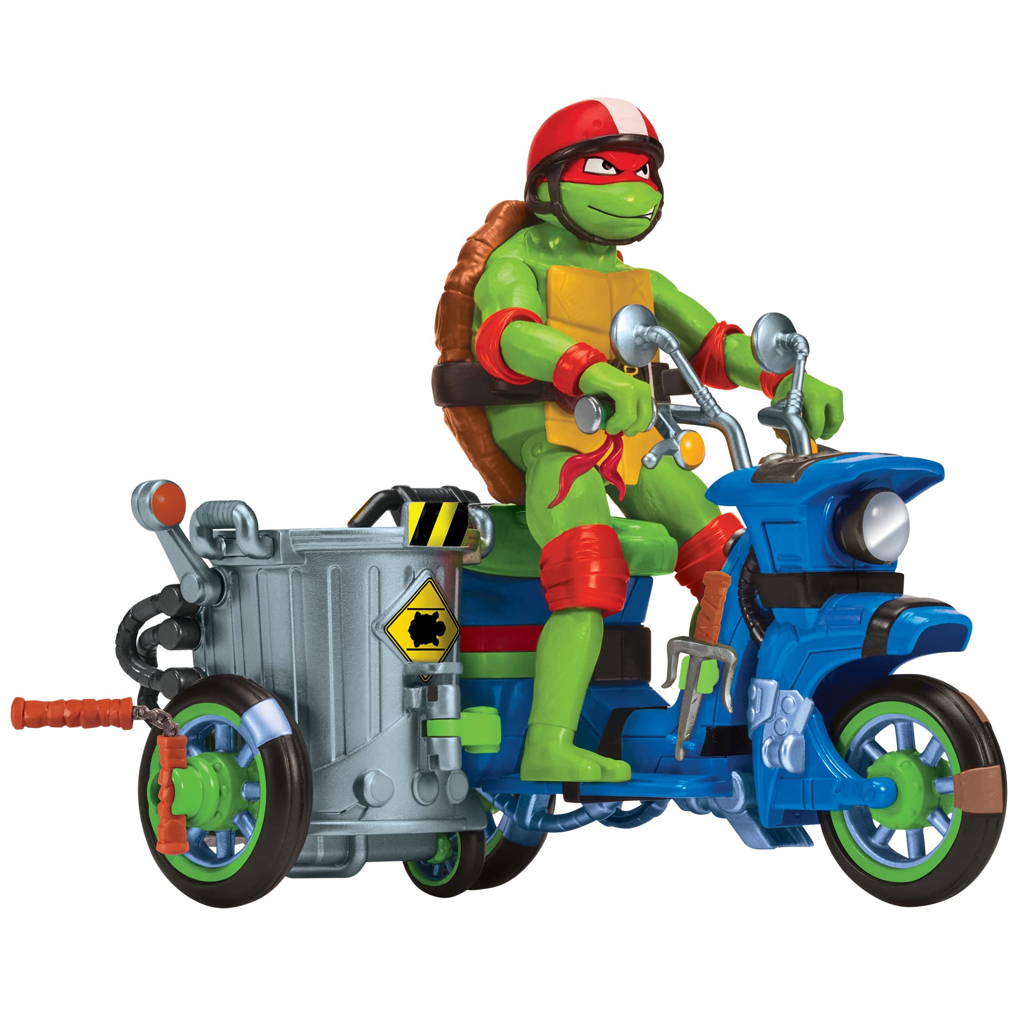 Teenage Mutant Ninja Turtles: Mutant Mayhem Battle Cycle with Exclusive Raphael Figure. Ideal present for boys 4 to 7 years and TMNT fans!