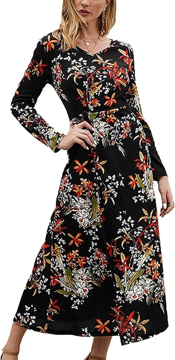long sleeve midi