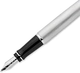 Waterman Expert Fountain Pen Stainless Steel Chrome Trim Medium Nib Gift Box view 6
