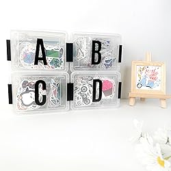 1000 Pcs Waterproof 2" Vinyl Alphabet & Number