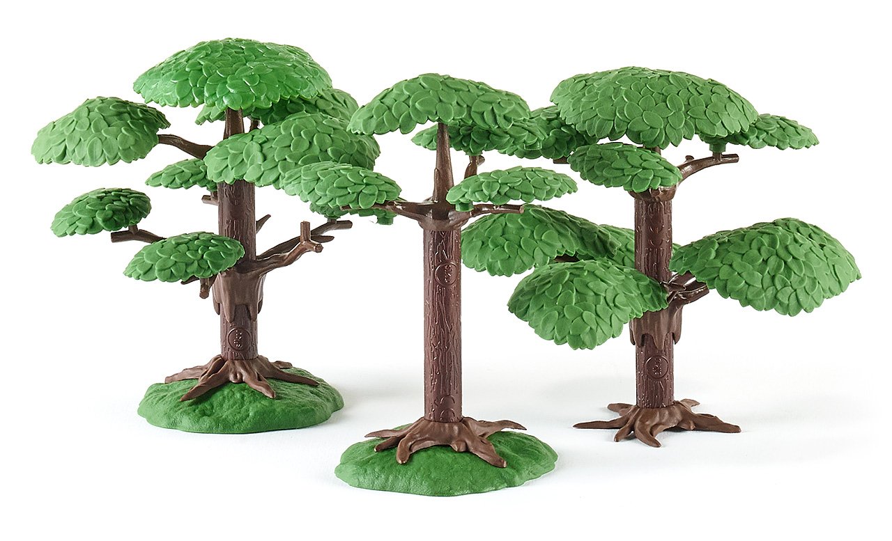 siku 5590, 2 Deciduous Trees, Plastic, Green, Flexible assemply, Connectable parts